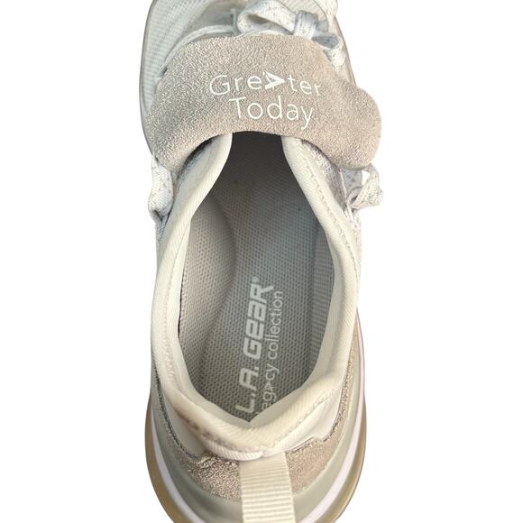 LA Gear Women’s Runyon Suede Low Top Sneaker Size 7 - 2022 Legacy Collection - Picture 4 of 16